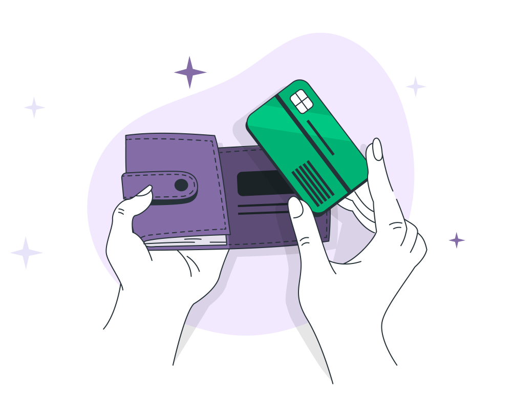 Credit card illustration